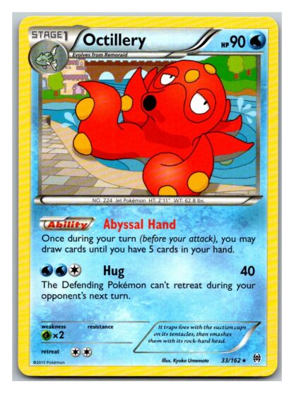 Octillery 33/162 Breakthrough (Exc Condition) (Rare Theme Deck)