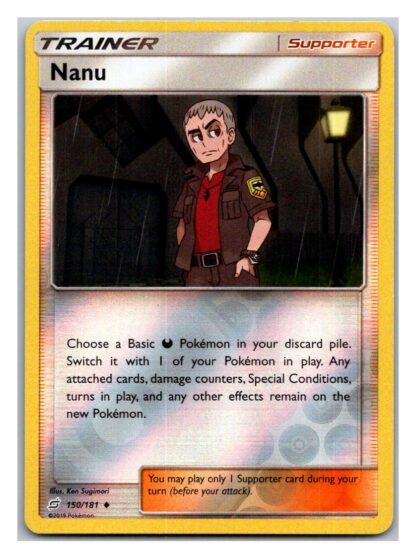 Nanu 150/181 Team Up (Reverse Holo) (Exc Condition)