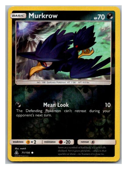 Murkrow 71/156 Ultra Prism (Reverse Holo) (Exc Condition)