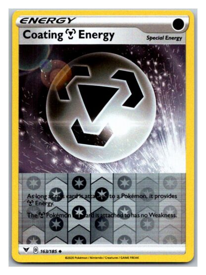 Coating Energy 163/185 Vivid Voltage (Reverse Holo) (NM-Exc Condition)