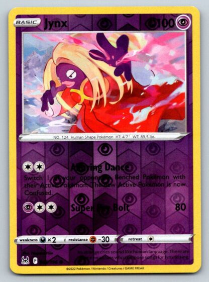 Jynx 68/196 Lost Origin (Reverse Holo) (NM-Exc Condition)