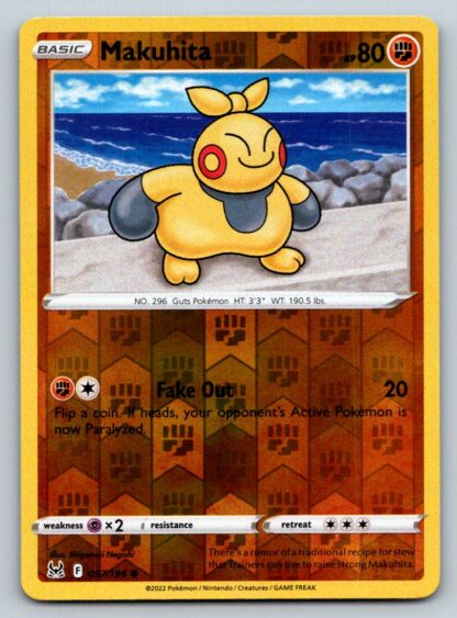 Makuhita 97/196 Lost Origin (Reverse Holo) (NM-Exc Condition)