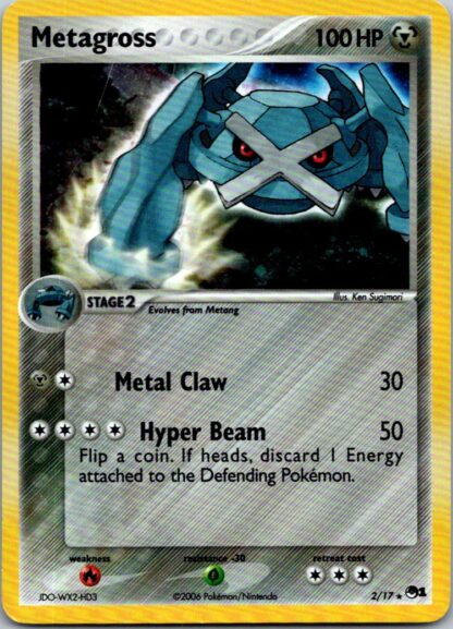 Metagross 2/17 Pop Series 1 (Holo) (P Condition)