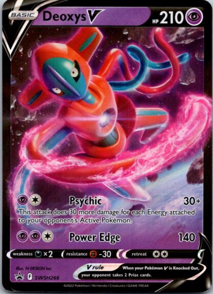 Deoxys V SWSH266 PROMO (Ultra Rare) (Exc Condition)