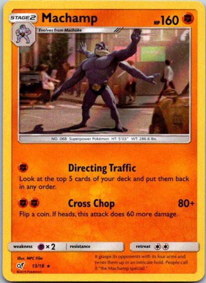 Machamp 13/18 Detective Pikachu (Holo) (Exc Condition)