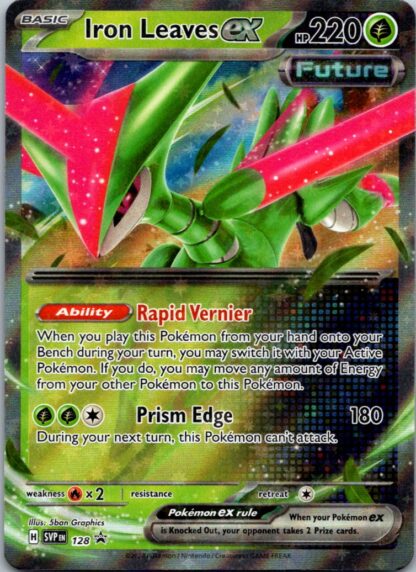 Iron Leaves ex SVP128 Promo (Ultra Rare) (Exc Condition)