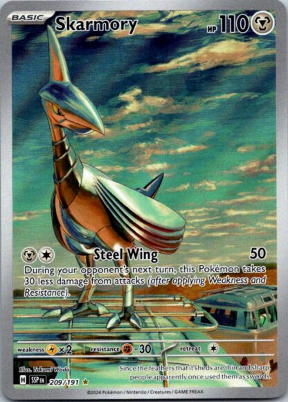 Skarmory 209/191 Surging Sparks (Ultra Rare) (NM-Exc Cond)